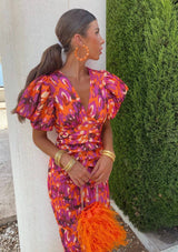 Orange/Lila