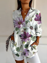 Lila Blumen